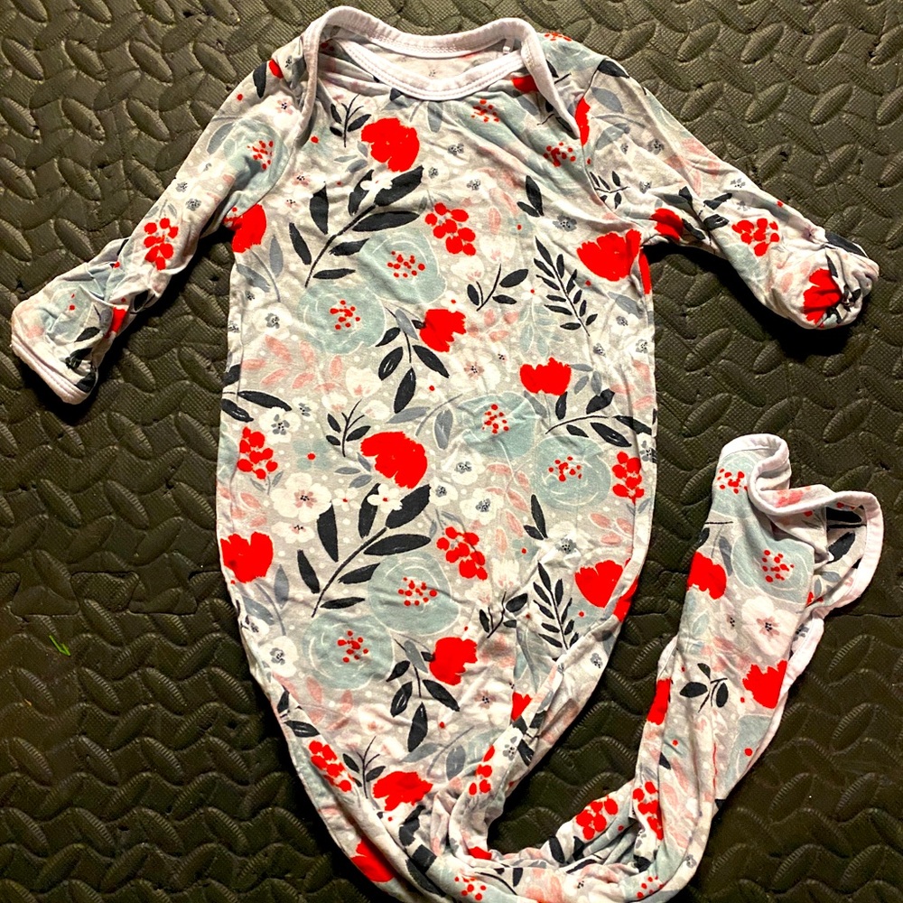 Little Sleepies Knotted Gown - Newborn